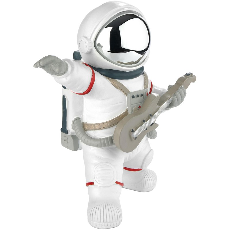 BRUBAKER Decorative Astronaut Guitarist - 17 cm Spaceman Space Figure