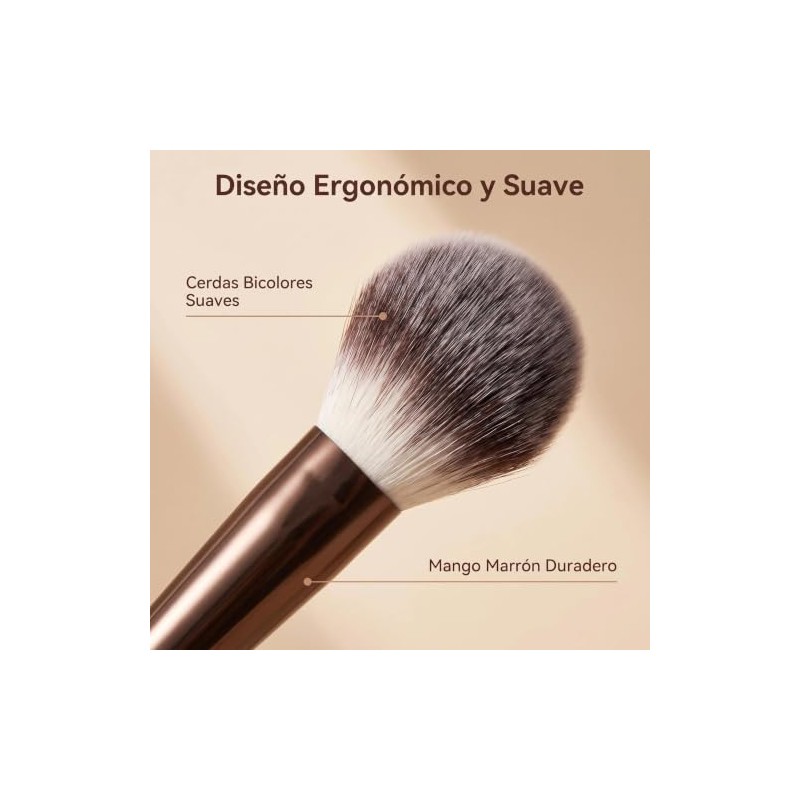 Brochas de Maquillaje Profesional 15 Set,Maquillaje con Esponja Multifuncional,Aluminio con