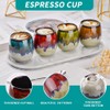 2.7 oz (80 ml) Ceramic Espresso Cups Set of 2