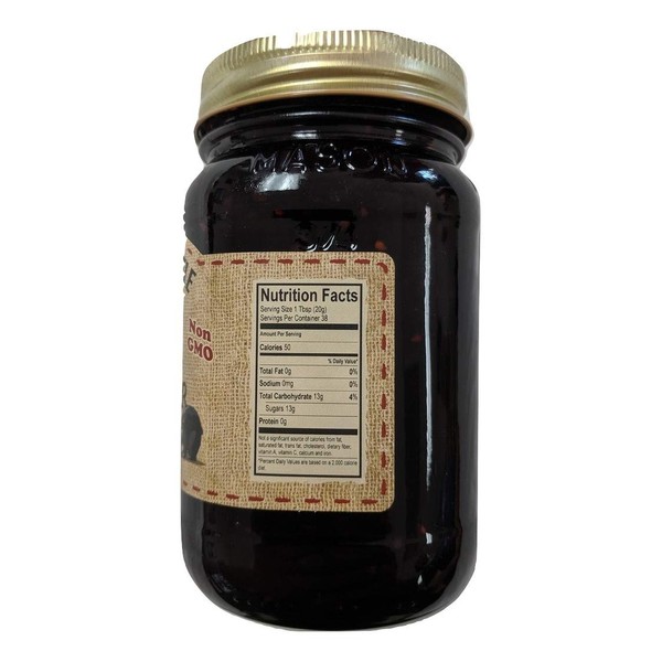 The Dutch Kettle Amish Homemade Style Black Bear Jam All