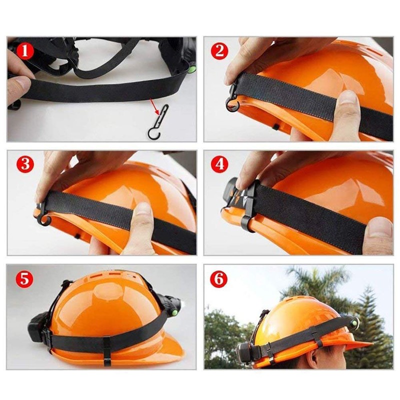 Chaslean Helmet Holder, Headlight, Fixed Band, Universal, One-Touch Type, No