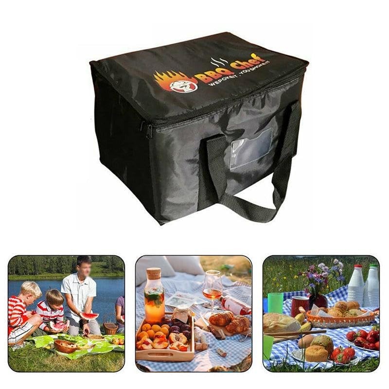 16/28/50L Insulated Food Delivery Bag Pizza Takeaway Thermal Bag Storage,