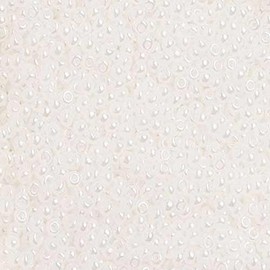 10/0 Pearl White Czech Seed Beads 40Grams