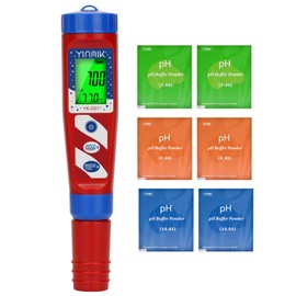 Hydrogen Water Tester, pH Tester, Digital pH Meter for Hydrogenated Water,H2 Meter(PPB/PPM), ORP Meter Hydrogen Water Bottle Test, pH ORP Meter for hydroponics/Swimming Pool