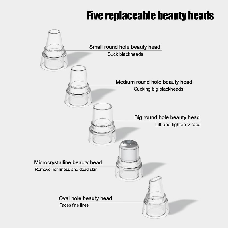 5 in 1 Electric Blackhead Removal Machine Vacuum Suction Face