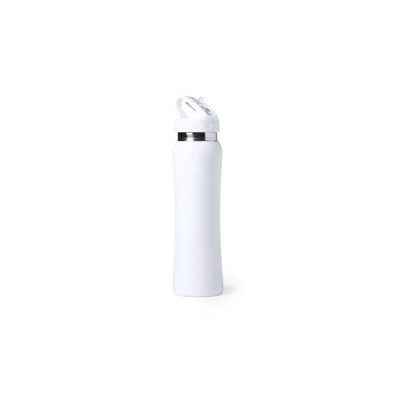 eBuyGB Stainless Steel Water Bottle with Flip Straw Reusable BPA