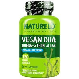 Naturelo Vegano Dha Aceite Omega Algas 120 Cápsulas Blandas
