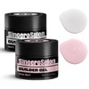 Sincero Salon Solid Builder Gel Set – White & Pearl