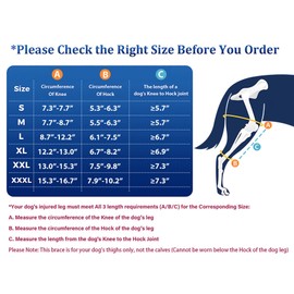 Huimpet Dog Knee Brace, Dog ACL Brace for Front Torn and Back Hind Rear Legs ACL Tear, Dog Hip Knee Leg Brace for Hip Dysplasia, Dog Arthritis, Luxating Patella, Comfortable and Adjustable
