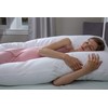 Aller-Ease 100% Cotton Pregnancy Pillow, 61" x 34" x 7",