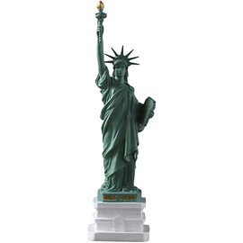 LIOOBO Statue of Liberty Retro Resin Decor Liberty Bell Resin Figurine American Symbol Resin Statue Liberty Statue Retro Decor Retro Liberty Figurine Liberty Bell Decorative Figurine