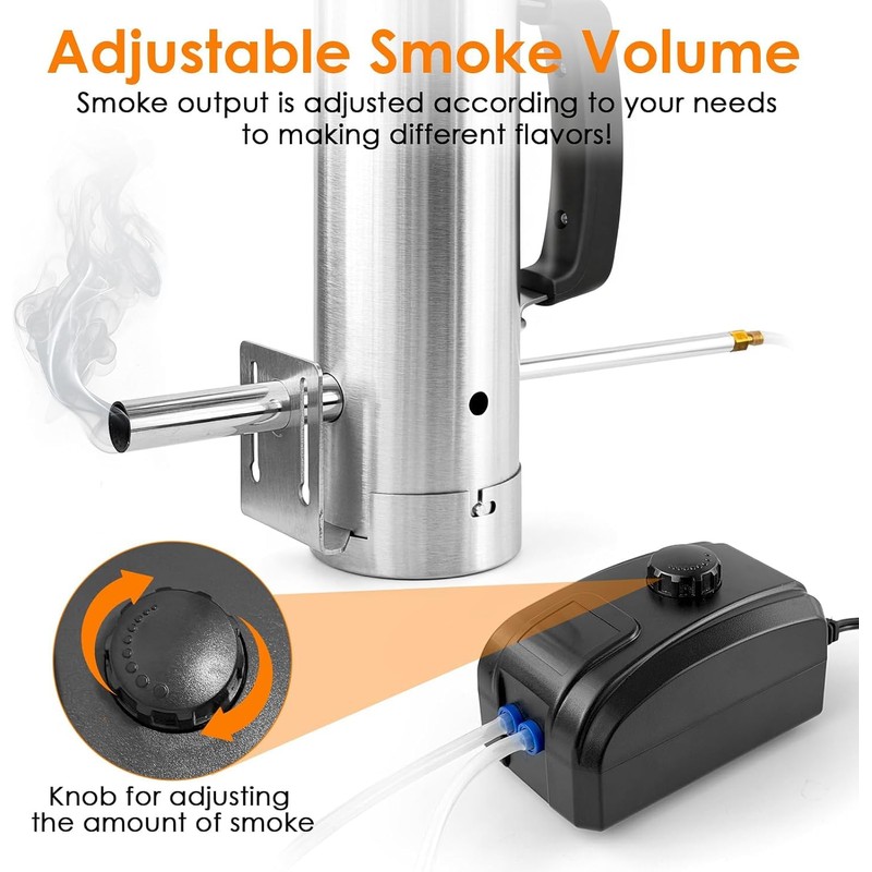 Smoke Generator, pellet smoker, Electric Cold/Hot Smoker Generator