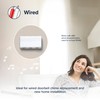 Heath Zenith Wired Mechanical Doorbell Chime, White, Plastic, Wired, 2
