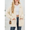 Cakulo Womens Oversized Fuzzy Cardigan Sweaters Fall Winter Outfits Open