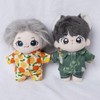 niannyyhouse 10cm Plush Doll Clothes Shirts Pants Pattern Pajama Outfit