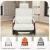 AECOJOY Glider Rocking Chair, Nursery Rocking Chair w/Adjustable Headrest, Side