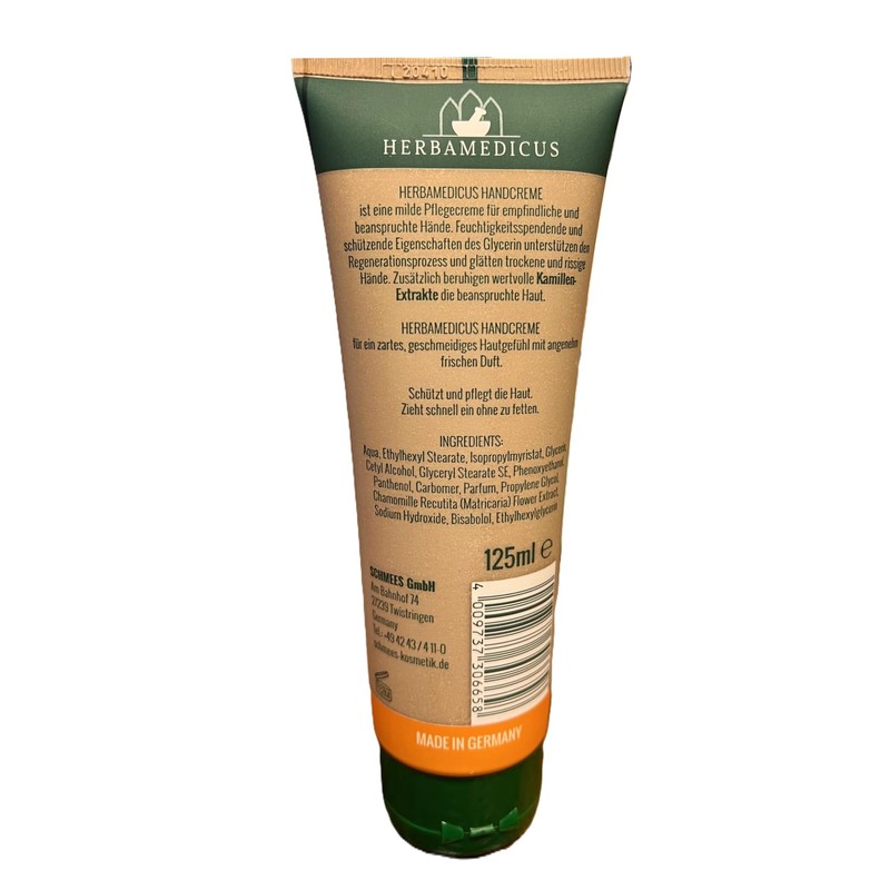 Herbamedicus Hand Cream Chamomile Sensitive Hands, 4 x 125 ml