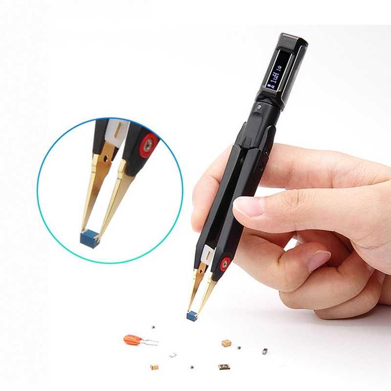 DT71 Mini Digital Smart Tweezers Handheld Bridge Measurement Components Signal