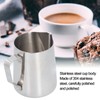 304 Stainless Steel Frothing Cup with Inner Scale Pointed Mouth
