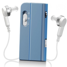 Hearing Amplifiers for Seniors Personal Sound Amplifier Pocket Talker Hearing Device with Noise Cancelling, Easy to Use, Pocket Hearing Aids for Mother/Father, for Two Ear