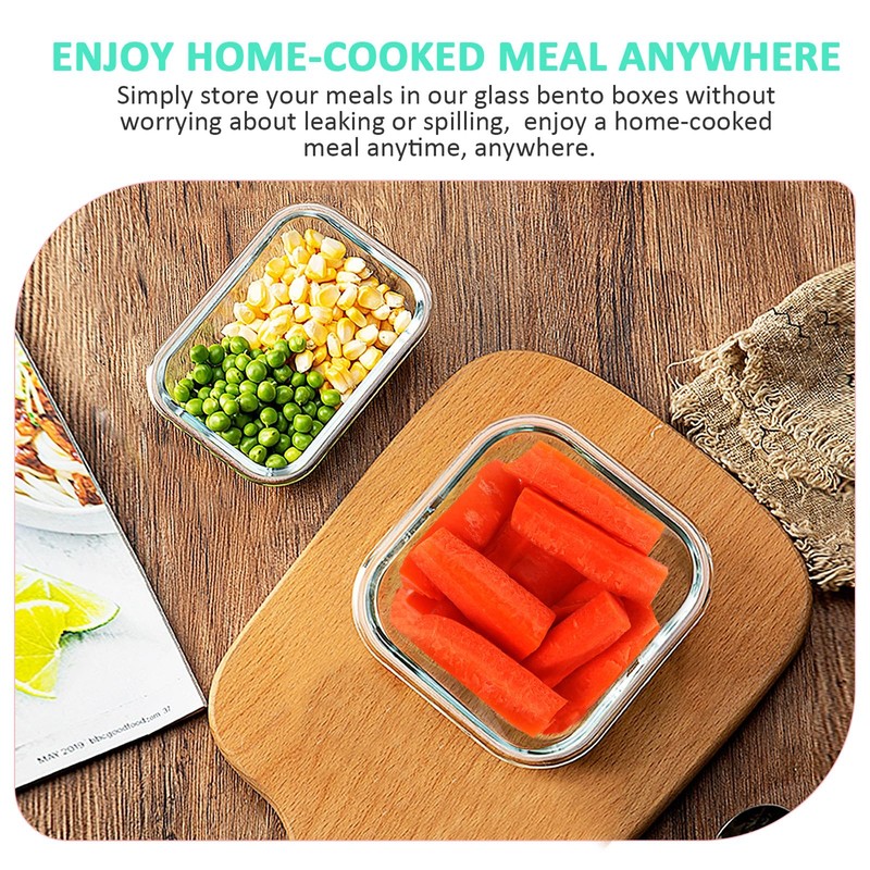 KOMUEE 24 Pieces Glass Food Storage Containers Set,Glass Meal Prep