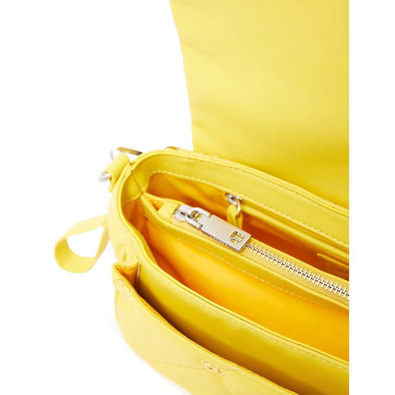 Desigual Women's BOLS_TROMSO OJO DE Tigre Across Body Bag, Yellow,