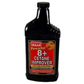 FPPF 90188 8+ CETANE IMPROVER 32 OZ. BOTTLE, TREATS 250 GALLONS OF DIESEL FUEL PER BOTTLE