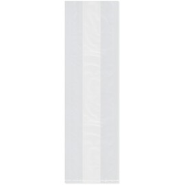 Plymor 6" x 4" x 20" (Pack of 500), 1 Mil Gusseted Plastic Bags