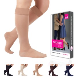Mediven Comfort for Women 30-40 mmHg Compression Stockings, Knee High, Natural VII