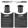 sourcing map 6Pcs Flanged Sleeve Bearing, Plastic Bushing ID 17mm