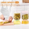 ZENS Pickle Jar with Strainer Flip, 64 oz Pickle Container