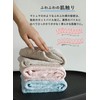 CBJAPAN Carari Earth Face Towel, 4x Water Absorbency Microfiber, Beige,