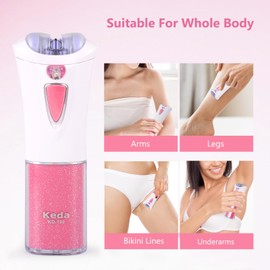 Women's Epilator for Hair Removal, Wireless Wet and Dry Epilator for Long-Lasting Smooth Skin, Gift for Women, Face, Body, Armpits, Legs, Hair Removal in Bikini Area