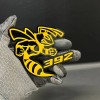 handmade 392 Hornet Badges Emblem BEE Yellow, (2) BADGES, Fender