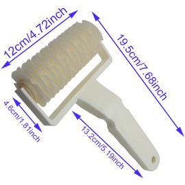 HAJXZH 1PCS Pastry Cutter Plastic Pizza Silk Hob Household Reusable Baking Pastry Tools for Pizza and Biscuits