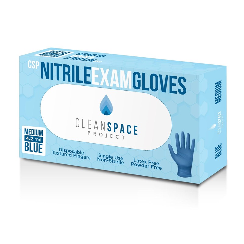 CLEAN SPACE PROJECT Nitrile Gloves - 4.2 Mil Extra Thick