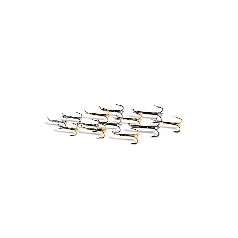Esmond Drury Salmon Treble hooks (GOLD, SIZE 8)