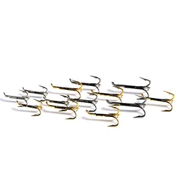 Esmond Drury Salmon Treble hooks (GOLD, SIZE 8)