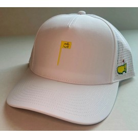 Masters 2025 Masters Tournament Golf White Pin Flag Hat Cap Augusta National New 🔥 ⛳