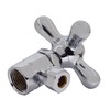 Westbrass Traditional Pedestal Lavatory Kit with Cross Handles, Polished Chrome,