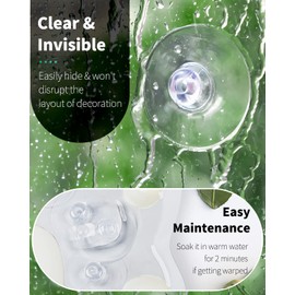 Pawfly 30 Pack Suction Cups for Glass, Small Rubber Suction Cups for Home Kitchen Bathroom Organization Christmas Decoration Window (Assorted Sizes 1.2 & 1.8 & 2.2 Inch)