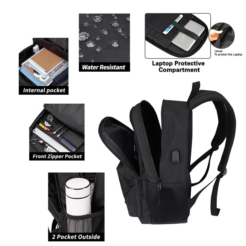 KEOFID classic carry-on travel backpack for men and women, Anti