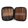20 Pieces Crochet Hooks Kit with Case Bamboo Crochet Hooks