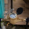 MEASUREMAN 1/2" Pulsed Multi-Jet Gallon Water Meter Fully Brass Pulse