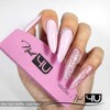 6Pcs Nail Buffers Half Moon Shape Double Sided 180/240 grit