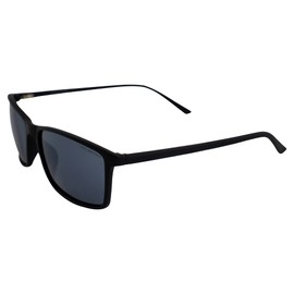 Epoch Eyewear Murphy Sport Fashion Motorcycle Riding Sunglasses Black with Smoke Polarized Lens