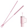 Silicone Straw Cleaner Brush - 2 Pcs Straw Brush for