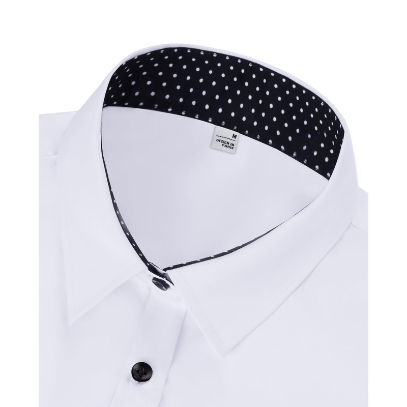 siliteelon Button Down Shirts for Women Dress Shirts Cotton Long