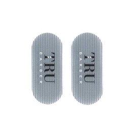 TRU BARBER Hair Grippers for Men and Women BUNDLE PACK 6 PCS - Salon and Barber, Hair Clips for Styling, Sectioning, Cutting and Coloring, Nonslip Grips, Hair holder (Grey)