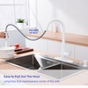 HGHGK Kitchen Faucet with Soap Dispenser and Pull Down Sprayer